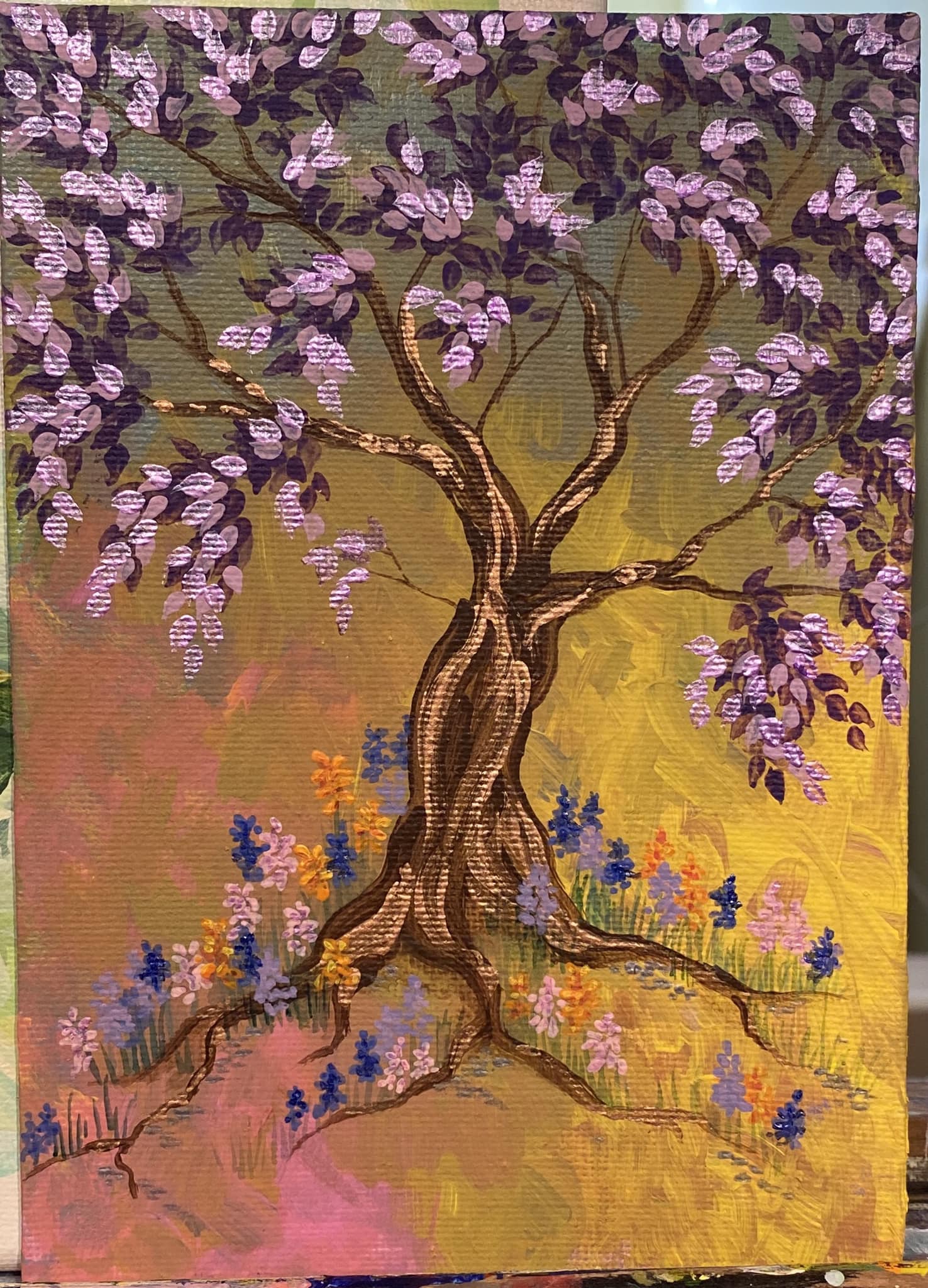 Fairy Tree Purple by Shauna Scott